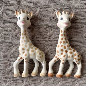 EUC Sophie la Giraffe 2pc Teether Bundle